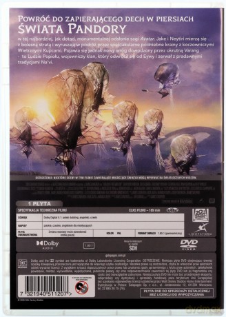 Avatar: Ogień i popiół [DVD]