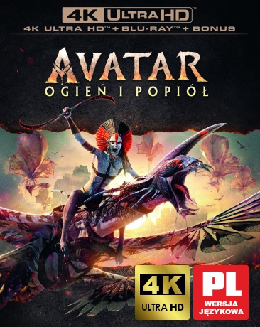 Avatar: Ogień i popiół [Blu-Ray 4K]+[2xBlu-Ray]