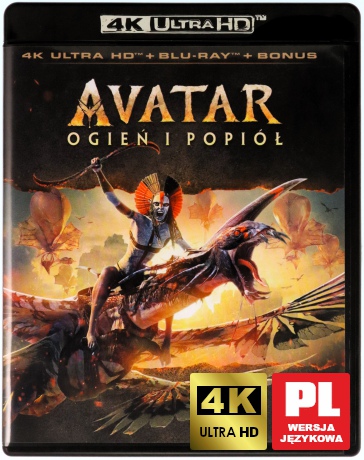 Avatar: Ogień i popiół [Blu-Ray 4K]+[2xBlu-Ray]