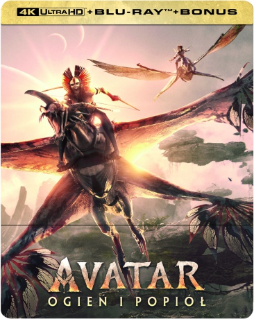 Avatar: Ogień i popiół (steelbook) [Blu-Ray 4K]+[2xBlu-Ray]