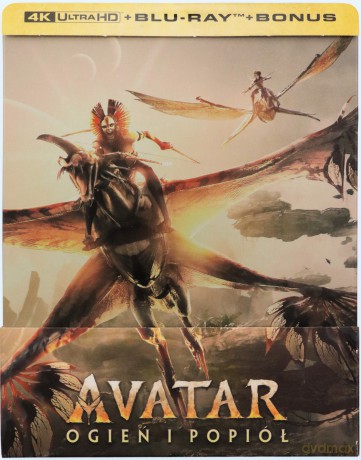 Avatar: Ogień i popiół (steelbook) [Blu-Ray 4K]+[2xBlu-Ray]