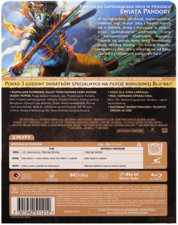 Avatar: Ogień i popiół (steelbook) [2xBlu-Ray]