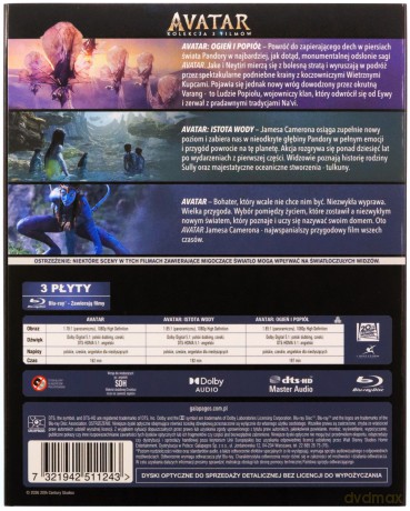 Avatar 1-3 Pakiet [3xBlu-Ray]