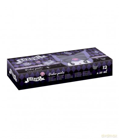 Farby plakatowe Kuromi 20ml x12 kolorów
