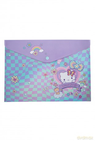 Koperta na dokumenty A4 PP Hello Kitty pink wzór 1