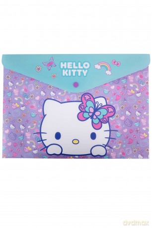 Koperta na dokumenty A4 PP Hello Kitty pink wzór 3