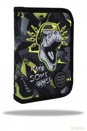 Piórnik jednoklapkowy bez wyposażenia Coolpack Clipper Dinopark