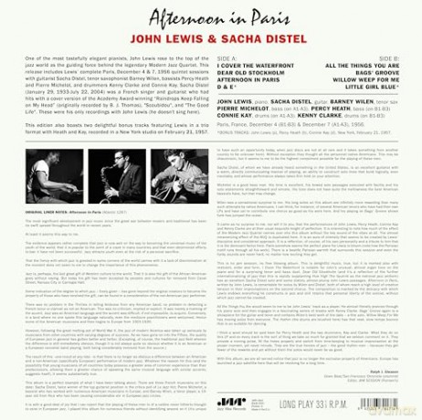 John Lewis & Sacha Distel: Afternoon In Paris (+2 Bonus Tracks) (Limited) [Winyl]