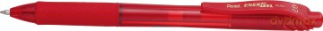 Pióro kulkowe EnerGelX BL107 czerwone (12szt) PENTEL