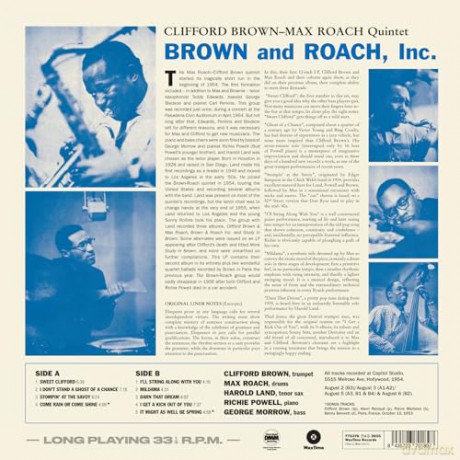 Clifford Brown & Max Roach: Brown And Roach Incorporated (+2 Bonus Tracks) [Winyl]