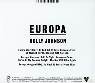 Holly Johnson: Europa [CD]