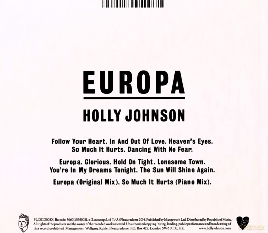 Holly Johnson: Europa [CD]