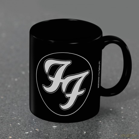 Foo Fighters: Foo Fighters (Ff Logo) Black Pod Mug