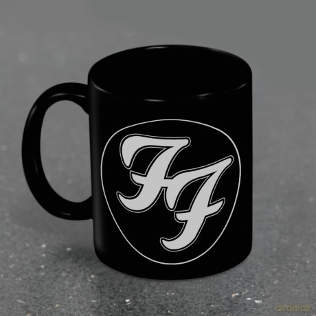Foo Fighters: Foo Fighters (Ff Logo) Black Pod Mug