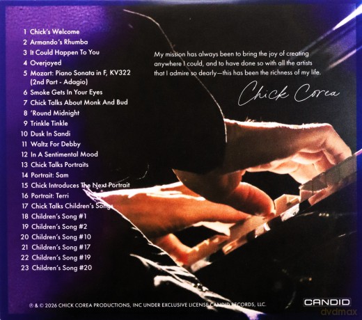 Chick Corea: Forever Yours: The Farewell Performance [CD]