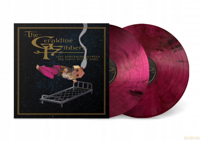 Geraldine Fibbers: Lost Somewhere Between The Earth And My Home (Magenta/Black Smoke) [Winyl]