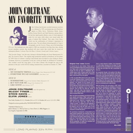 John Coltrane: My Favorite Things (+1 Bonus Track) (Crystal Clear) [Winyl]