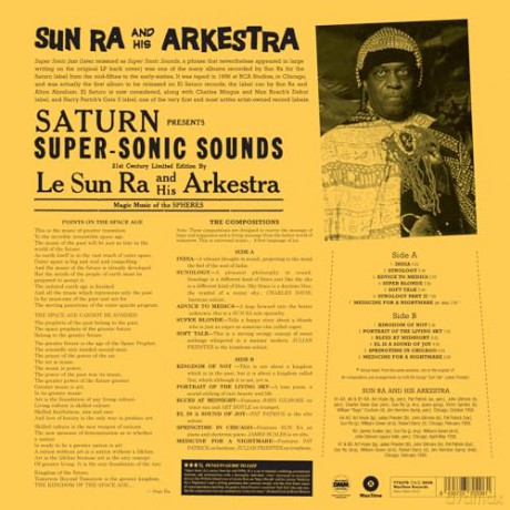 Sun Ra: Super Sonic Jazz (+1 Bonus Track) (Limited) [Winyl]