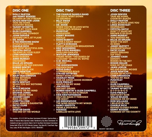 Various Artists: The Country Collection - 60S. 70S. 80s [CD]