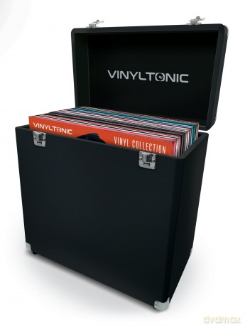 Vinyltonic: Vinyl Tonic Pu Leather LP Case Black