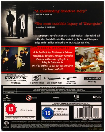 All The Presidents Men (Wszyscy ludzie prezydenta) [Blu-Ray 4K]