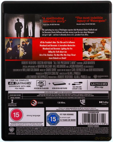 All The Presidents Men (Wszyscy ludzie prezydenta) [Blu-Ray 4K]