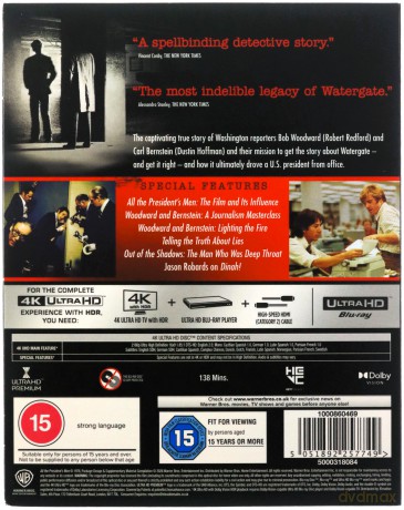 All The Presidents Men (Wszyscy ludzie prezydenta) [Blu-Ray 4K]