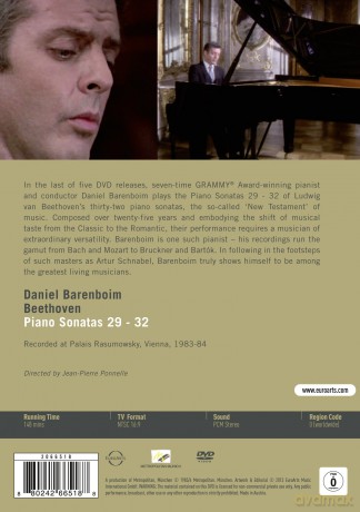 Barenboim Daniel: Beethoven: Piano Sonatas 29-32 [DVD]