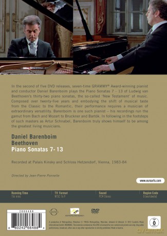 Barenboim Daniel: Beethoven: Piano Sonatas 7-13 [DVD]