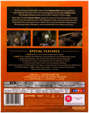 Blood From The Mummys Tomb (Krew z grobowca mumii) [2xBlu-Ray]
