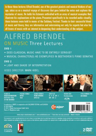 Brendel Alfred: Brendel: Lectures Version Englisch [DVD]