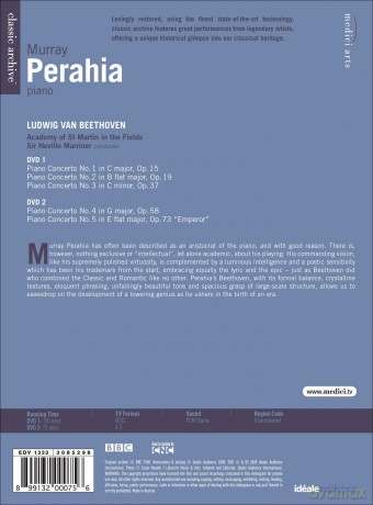 Murray Perahia: Classic Archive - Beethoven: The Complete Piano Concertos [DVD]