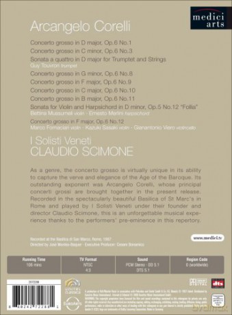 Scimone Claudio: Concerti Grossi - Corelli - I Solisti Veneti [DVD]