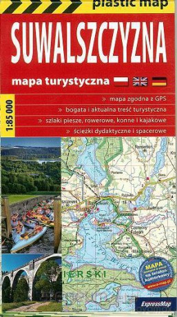Plastic map Suwalszczyzna 1:85 000