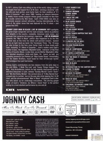 Johnny Cash: Man In Black: Live In Denmark [DVD]