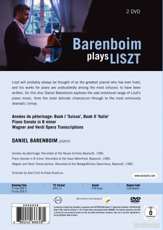 Barenboim Daniel: Liszt: Piano Sonata In B Minor [DVD]