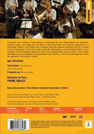 Pierre Boulez: Live At Louvre - Stravinsky: The Firebird [DVD]