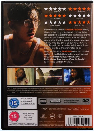Marty Supreme (Wielki Marty) [DVD]