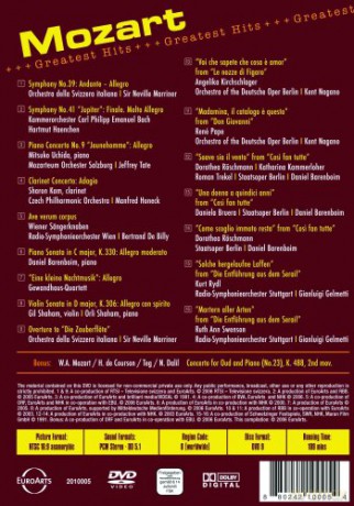 Mozart Wolfgang Amadeus: Mozart: Greatest Hits [DVD]