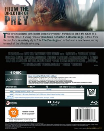 Predator Badlands (Predator: Strefa zagrożenia) [Blu-Ray]