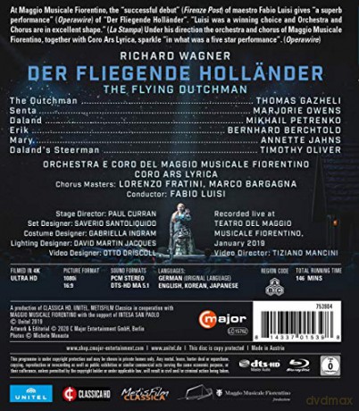 Richard Wagner: Der Fliegende Hollander [Blu-Ray]
