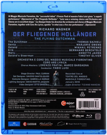 Richard Wagner: Der Fliegende Hollander [Blu-Ray]