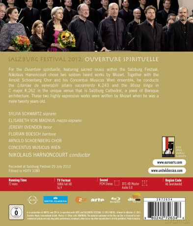 Harnoncourt Nikolaus: Salzburger Festspiele 2012 - Ouverture Spirituelle [Blu-Ray]