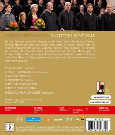 Harnoncourt Nikolaus: Salzburger Festspiele 2012 - Ouverture Spirituelle [Blu-Ray]