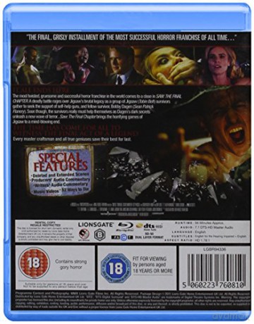 Saw: The Final Chapter [DVD]