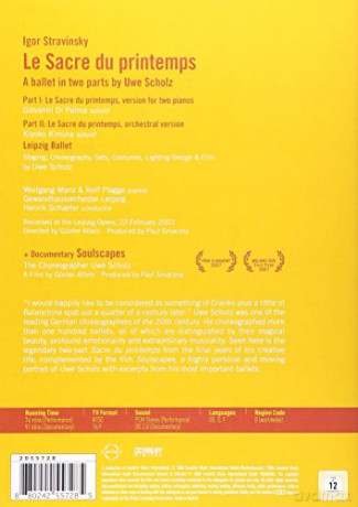 Scholz Uwe: Stravinksy: Le Sacre Du Printemps [DVD]