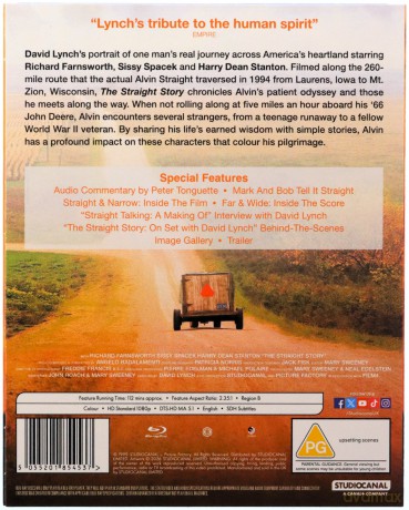 The Straight Story (Prosta historia) [Blu-Ray]