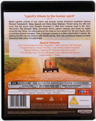The Straight Story [Blu-Ray 4K]