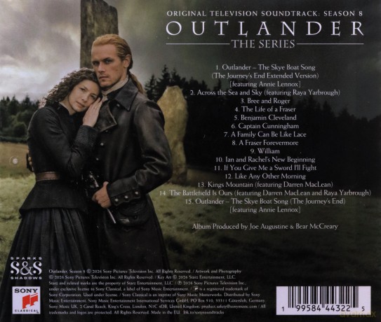 Outlander: Season 8 soundtrack (Bear Mccreary) [CD]