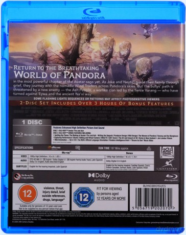 Avatar: Fire and Ash (Avatar: Ogień i popiół) [Blu-Ray]